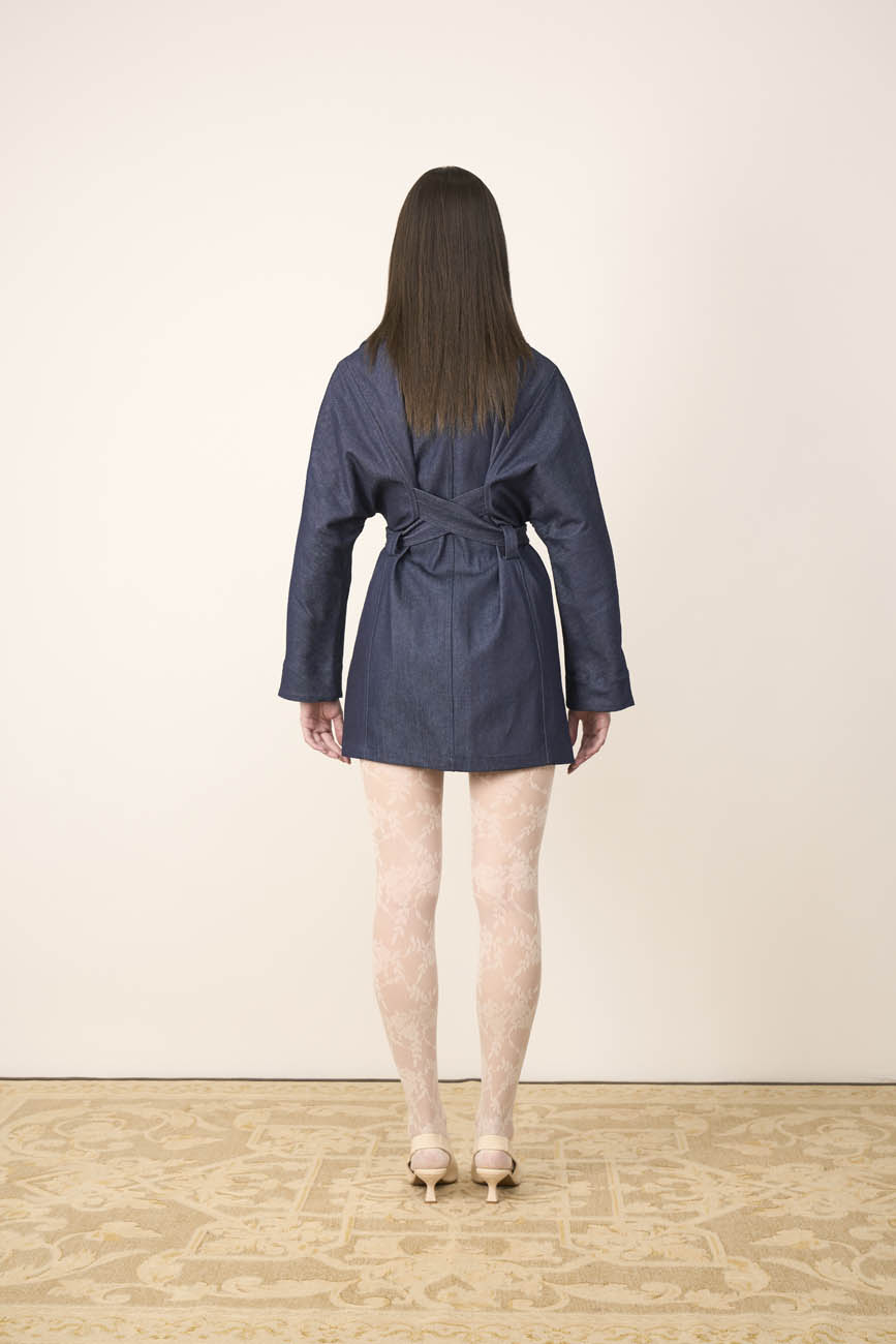 2. Blazer Denim Retro