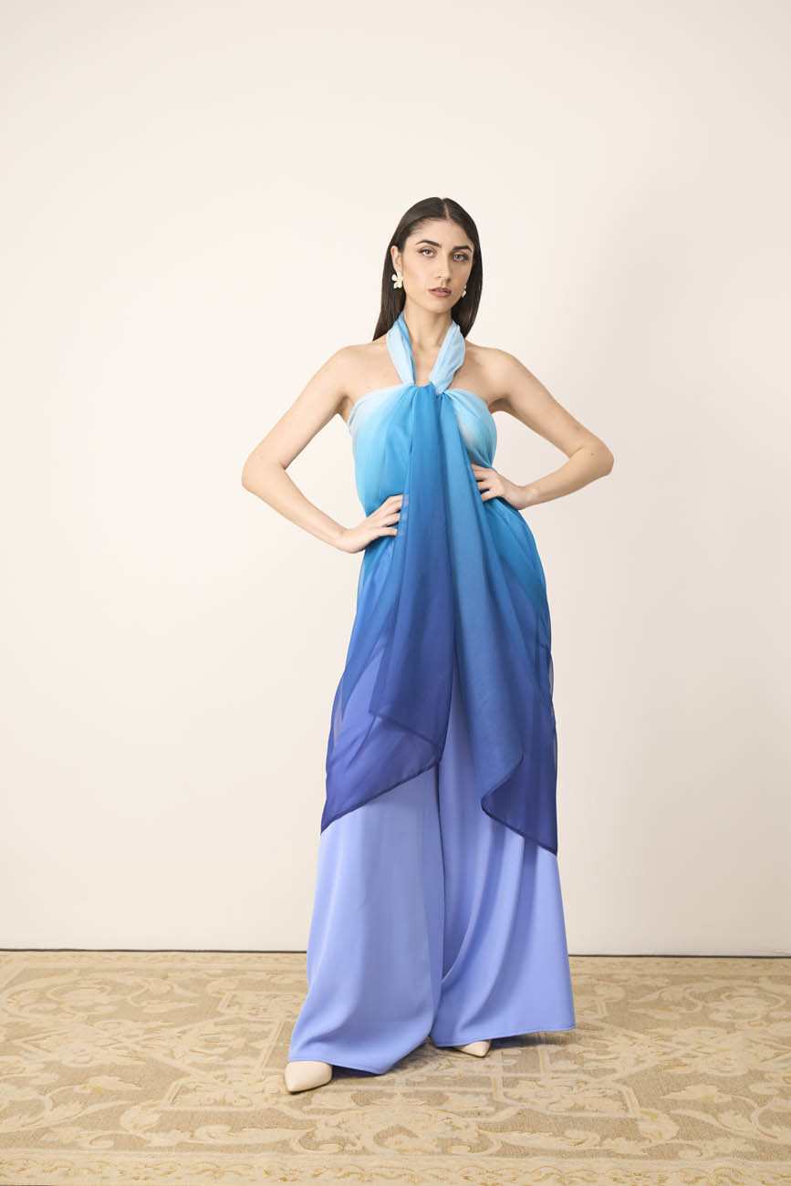 3. Pantalone Azzurro Styling