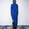 2. Abito Asimmetrico Blu Retro