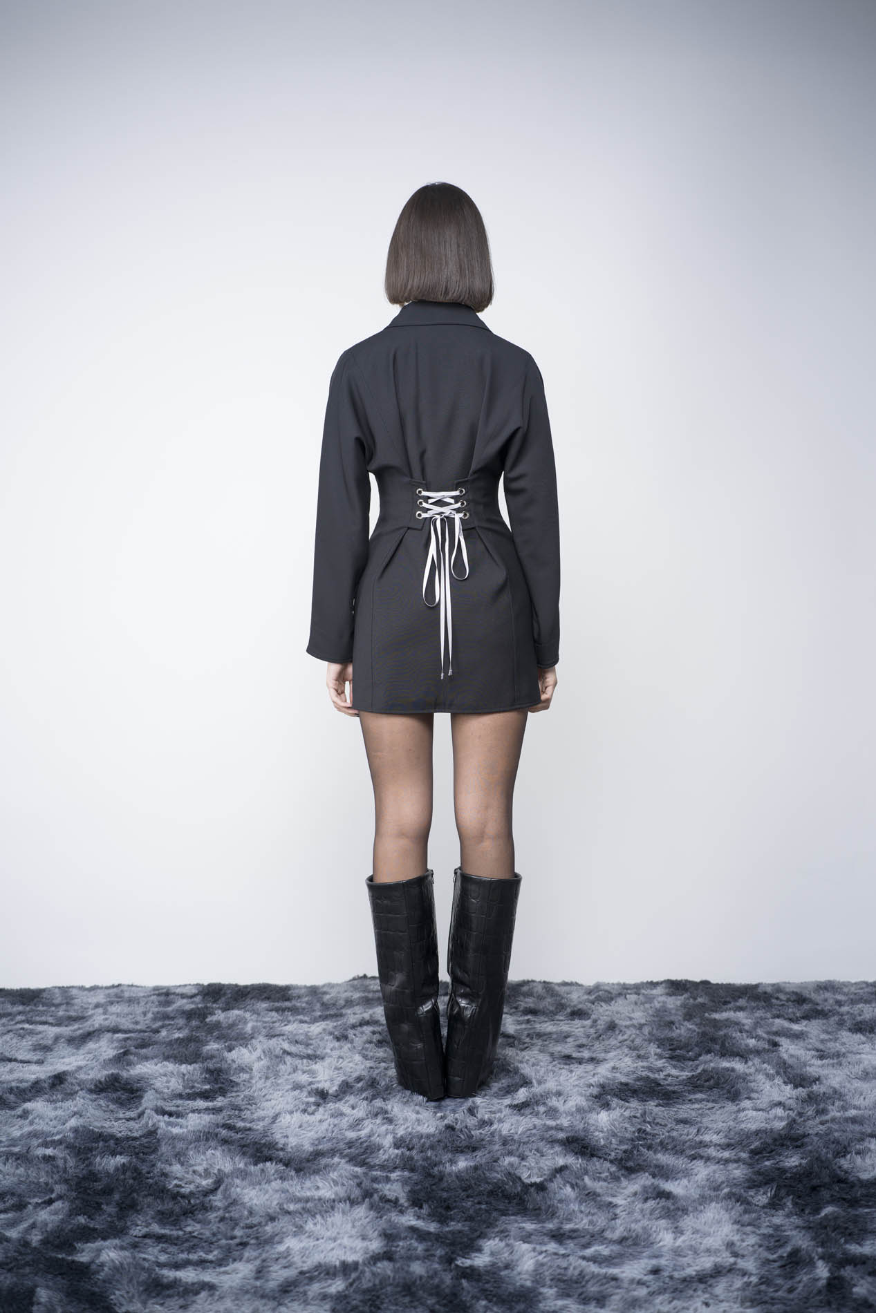 2. Blazer Nero Retro