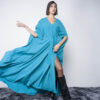3. Abito Lungo Petrolio Chiaro Styling